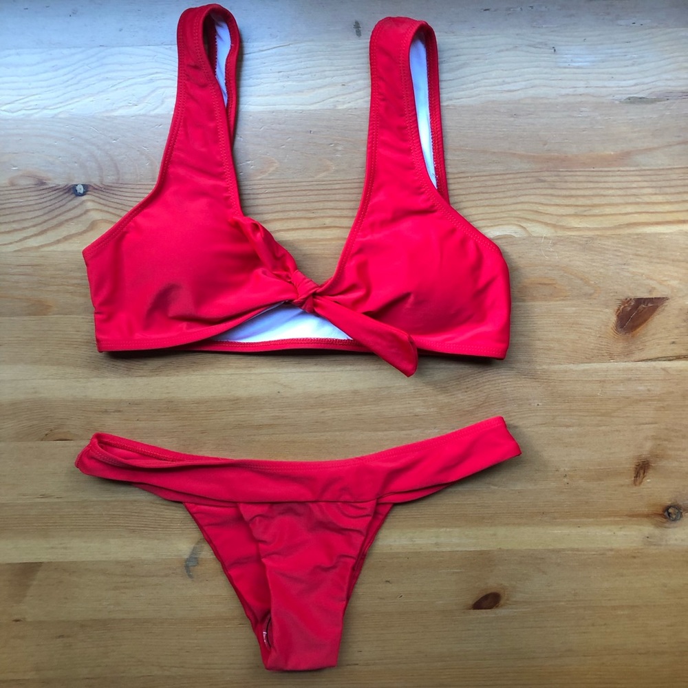 Red bikini